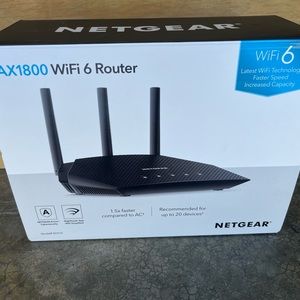 NETGEAR AX1800 WIFI 6 ROUTER